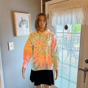 Dreamsicle‎ Tye Dyed Hoodie SZ SM